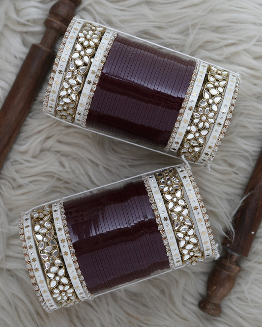 Punjabi Wedding Chooda For Bride |Bridal Chooda /Indian Wedding Chooda | Wedding Bangles For Bride | American Diamond Chooda/Sikh Wedding