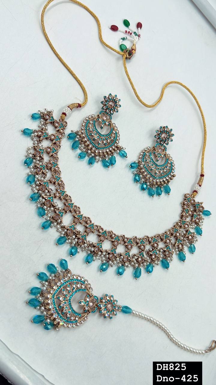 Indian Wedding Bridal Choker Necklace /Bridal Jewelery/Polki Kundan Set/Bridal Wedding Set/Handmade Kundan Necklace/Punjabi Wedding
