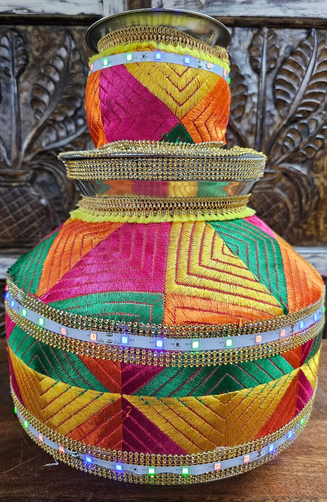 Indian Punjabi Wedding Ghadoli For Jaggo / Sikh Wedding Accessories / Ghdoli For Sangeet /Decorate Ghadoli For Jaggo / Indian Sikh Wedding