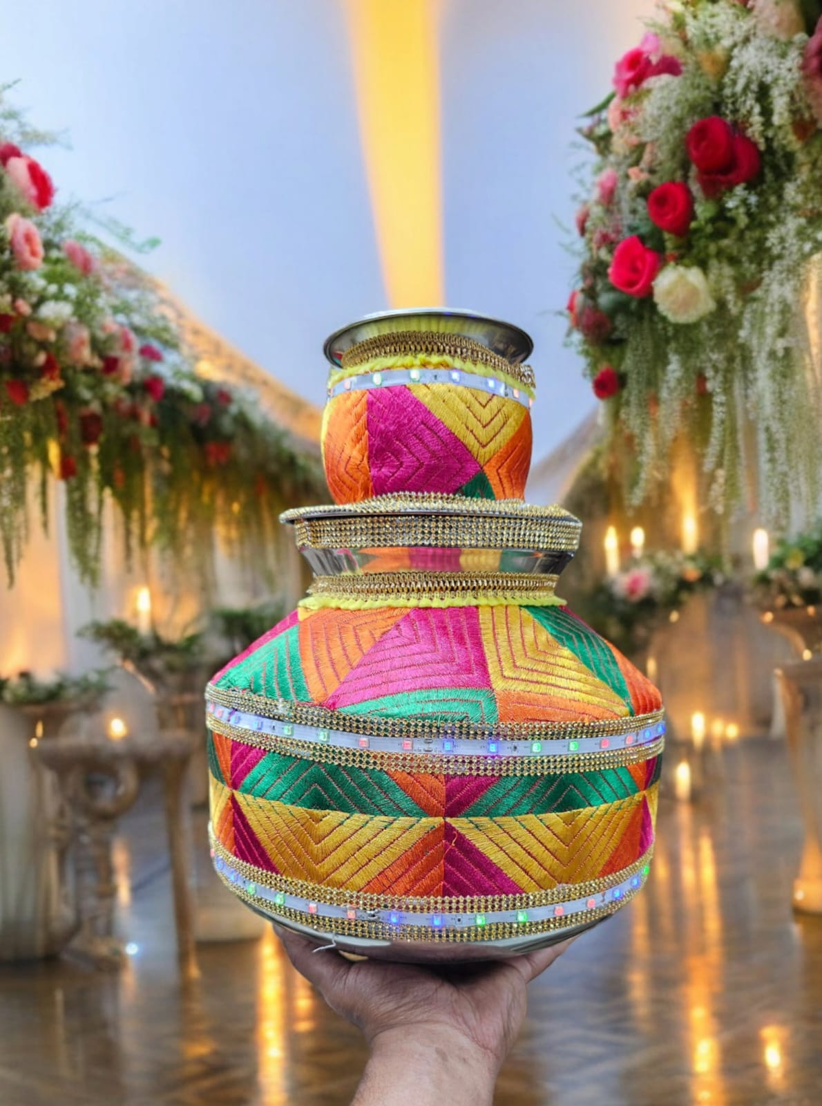 Indian Punjabi Wedding Ghadoli For Jaggo / Sikh Wedding Accessories / Ghdoli For Sangeet /Decorate Ghadoli For Jaggo / Indian Sikh Wedding