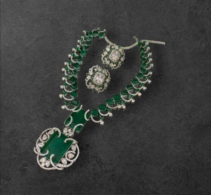 Indian Bollywood Sabhyasachi Design Nita Ambani Wedding Necklace /Ad Uncut Kundan Polki Necklace