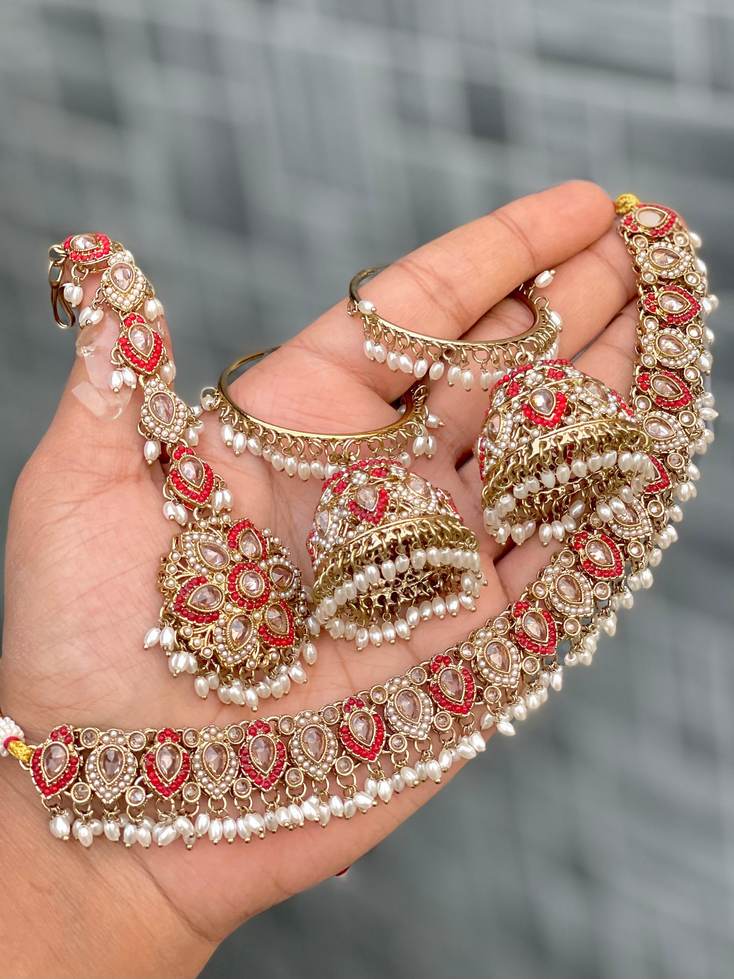 Indian Wedding Bridal Choker Necklace /Bridal Jewelery/Polki Kundan Set/Bridal Wedding Set/Handmade Kundan Necklace/Punjabi Wedding (Copy)