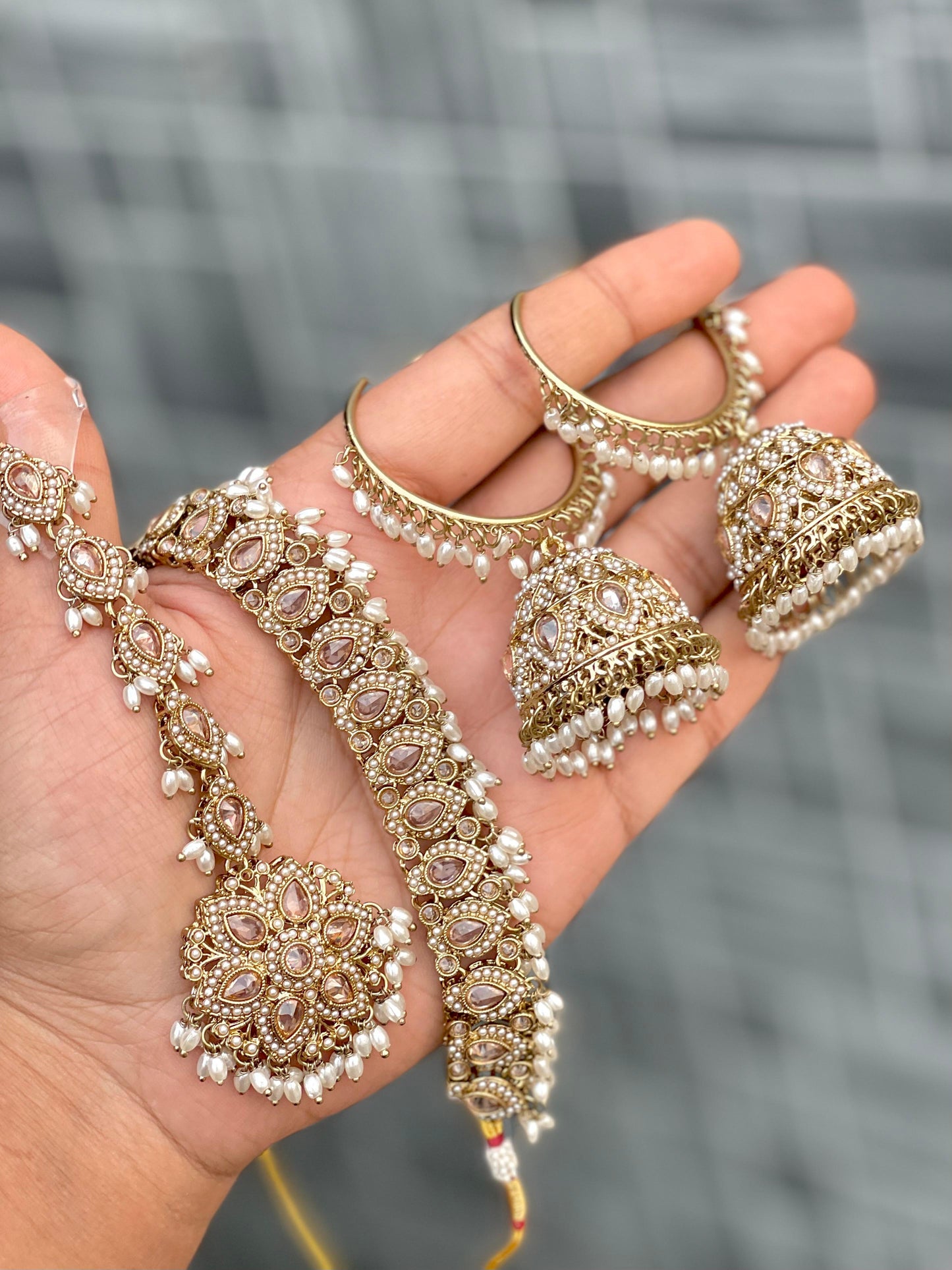 Indian Wedding Bridal Choker Necklace /Bridal Jewelery/Polki Kundan Set/Bridal Wedding Set/Handmade Kundan Necklace/Punjabi Wedding (Copy)