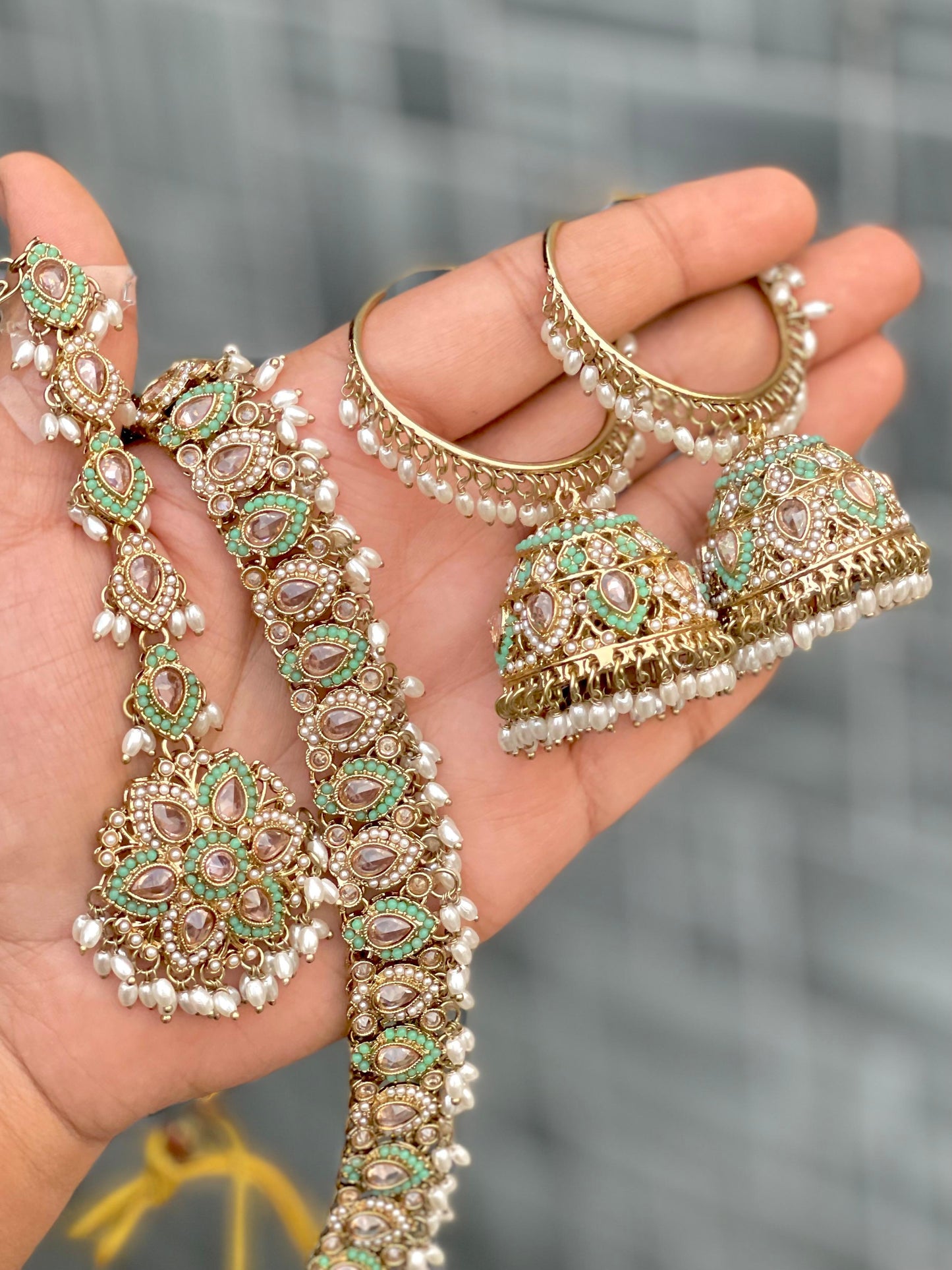 Indian Wedding Bridal Choker Necklace /Bridal Jewelery/Polki Kundan Set/Bridal Wedding Set/Handmade Kundan Necklace/Punjabi Wedding (Copy)