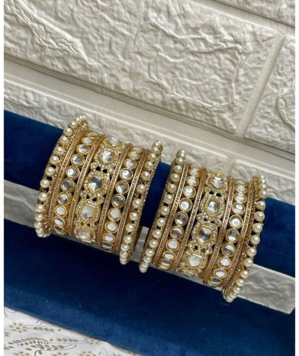 Indian Punjabi Wedding Chooda For Bride|Bridal Chooda /Indian Wedding Chooda|Wedding Bangles For Bride|American Diamond Chooda/Nikah Bangles