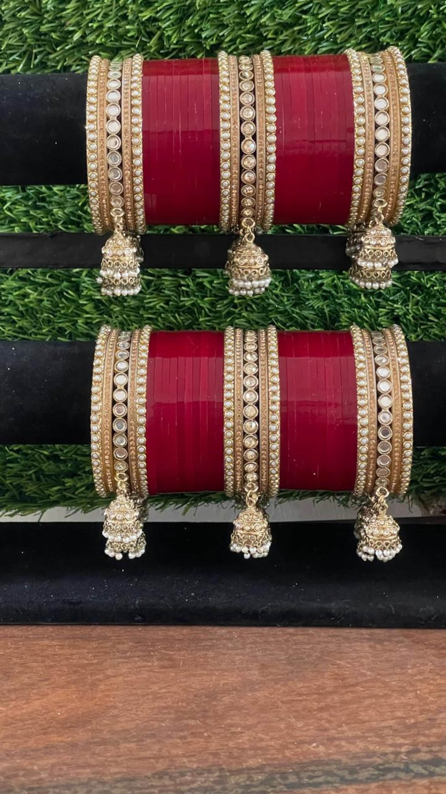 Punjabi Wedding Chooda For Bride |Bridal Chooda /Indian Wedding Chooda | Wedding Bangles For Bride | American Diamond Chooda/Sikh Wedding