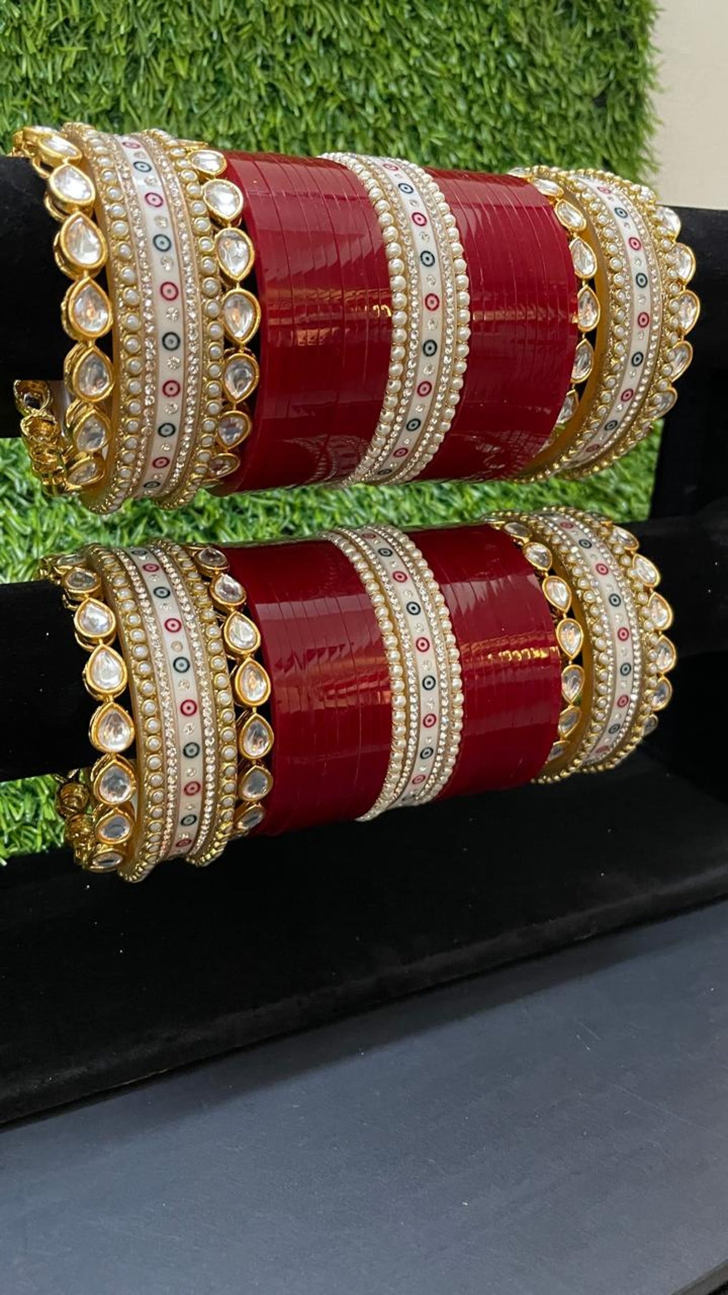 Punjabi Wedding Chooda For Bride |Bridal Chooda /Indian Wedding Chooda | Wedding Bangles For Bride | American Diamond Chooda/Sikh Wedding