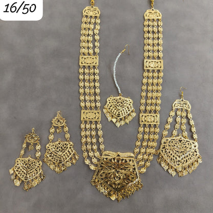 Indian Wedding Gold Plated Necklace /Bridal Jewelery/Polki Kundan Set/Bridal Wedding Set/Handmade Kundan Necklace/Punjabi Wedding