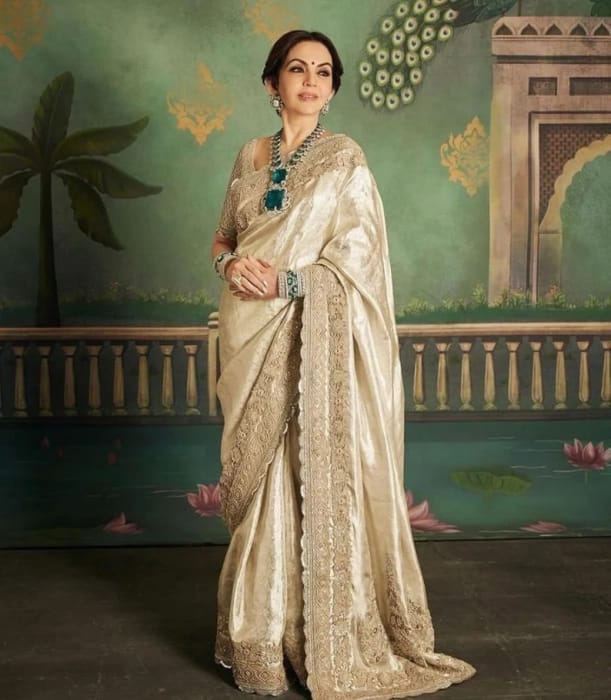 Indian Bollywood Sabhyasachi Design Nita Ambani Wedding Necklace /Ad Uncut Kundan Polki Necklace